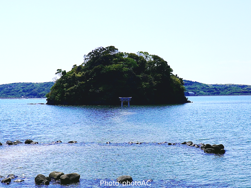 壱岐島小島神社 特製切り絵御朱印